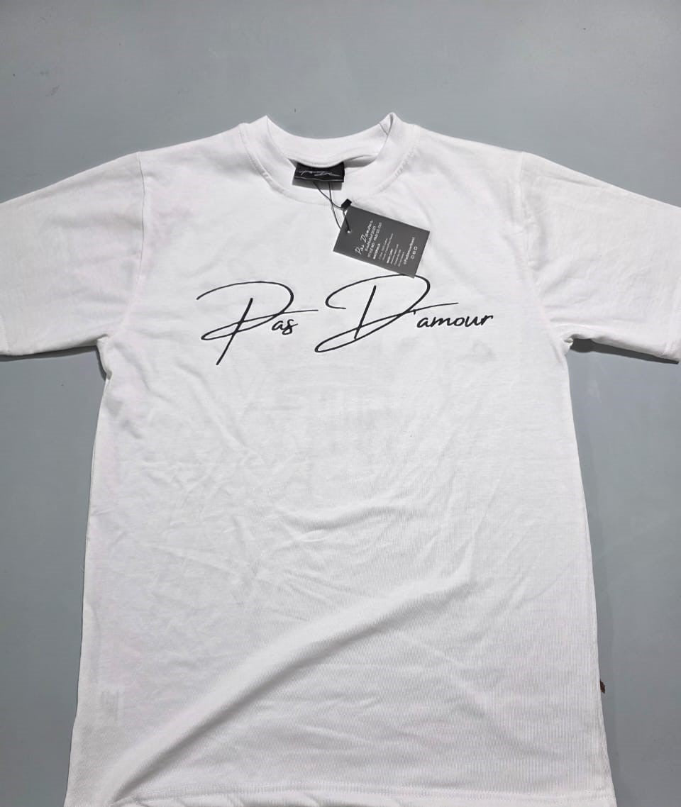 Pas D'amour Brand White T-shirt